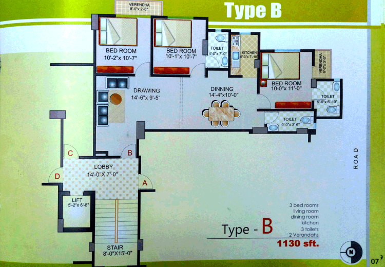 Haven Sirajul Islam Villa - Layout (4)